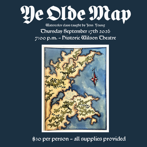 Ye Old Map Watercolor Class
