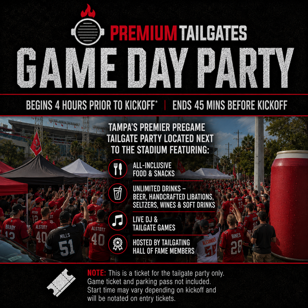 Premium Tailgates: Tampa Bay Buccaneers Game Day Party