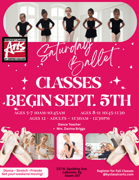 Dance Studio Semester Starting Sept 5