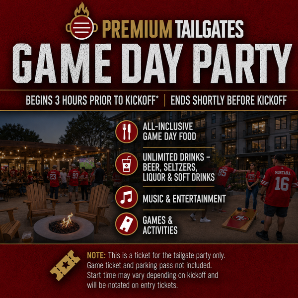 Premium Tailgates: San Francisco 49ers Game Day Party