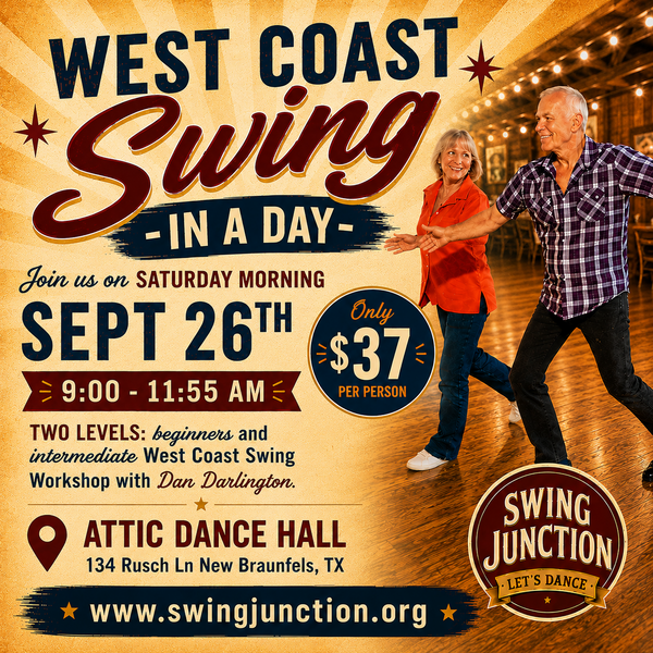 West Coast Swing - Workshop for Beginners & Intermediate