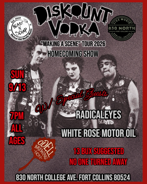 Blast n Bowl: Diskount Vodka, Radical Eyes, & White Rose Motor Oil