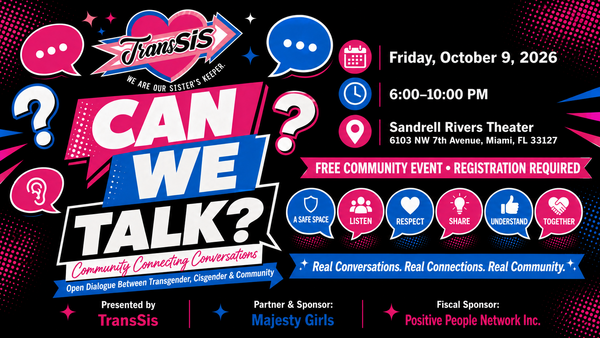 TransSIS presents Can We Talk? Community Conversations