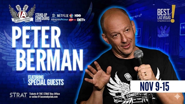 Peter Berman w/ Special Guest Comedians  LIVE at the L.A. Comedy Club (8pm)