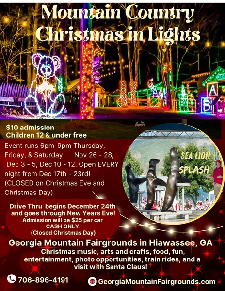 Mountain Country Christmas in Lights