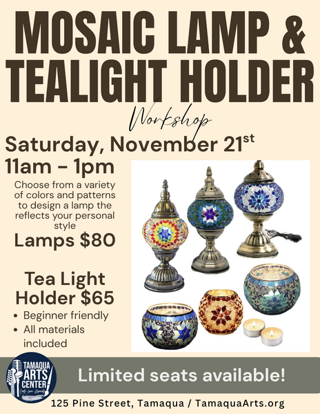Turkish Mosaic Lamps and Tea Light Holder