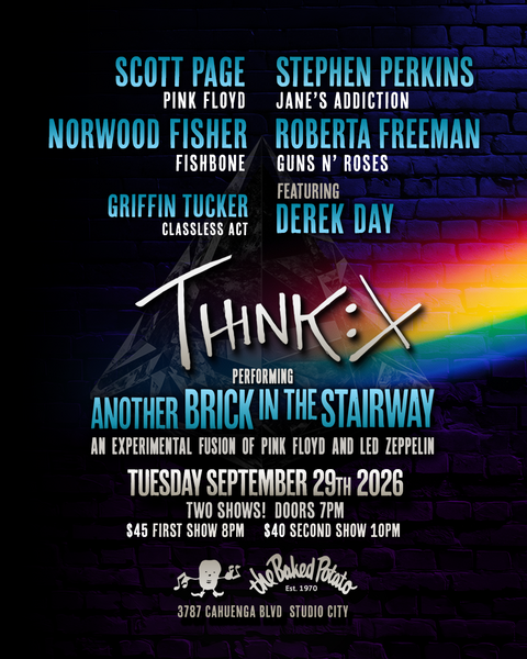 THINK : X artwork from The Baked Potato