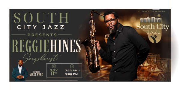 Saxophonist Reggie Hines