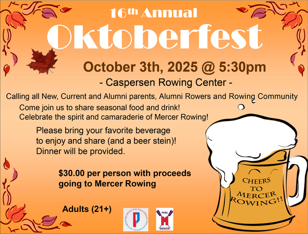 16th Annual Oktoberfest - Caspersen Rowing Center