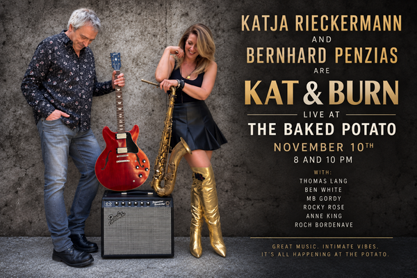 KATJA RIECKERMANN and BERNHARD PENZIAS are KAT & BURN