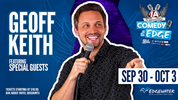 Comedian Geoff Keith w/ Gibbs Saad