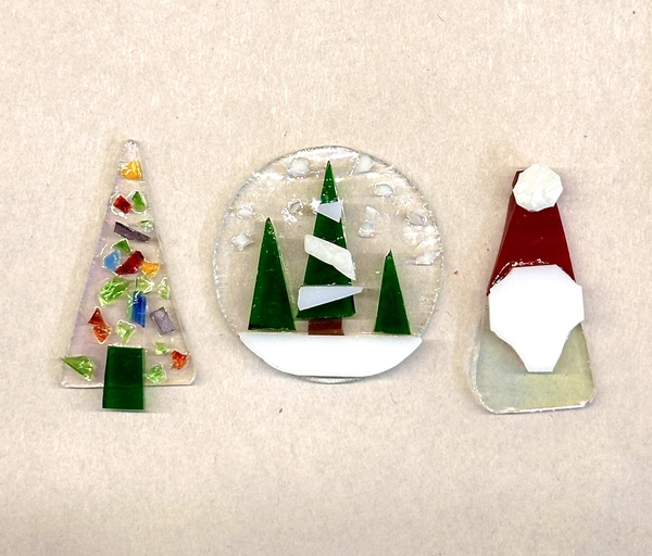 FUSED GLASS ORNAMENTS