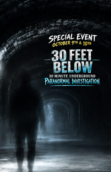 30 FEET BELOW: 30 Minute Underground Paranormal Investigation