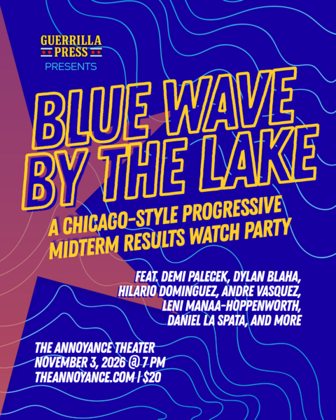 Blue Wave By The Lake