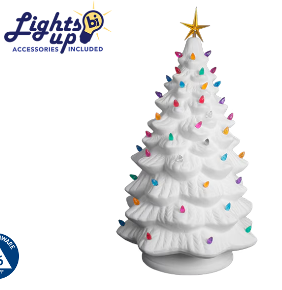 🎄 Paint Your Own Vintage Ceramic Christmas Tree🎄