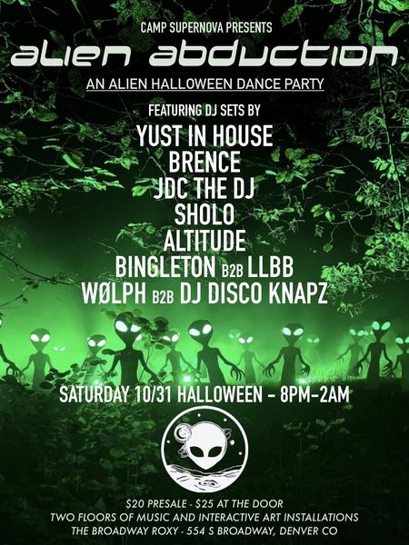 Halloween Alien Abduction Dance Party