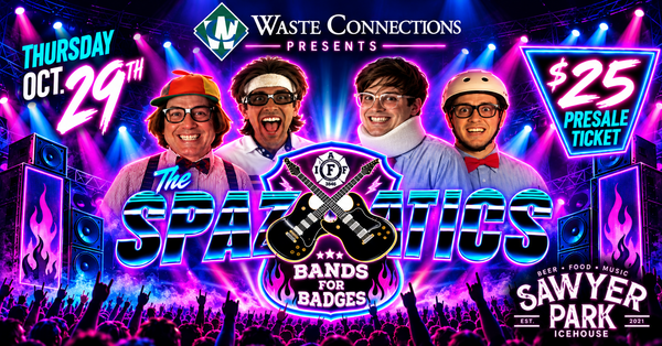 Spazmatics / Band For Badges MONTGOMERY COUNTY FIRST RESPONDERS presented by Waste Connections