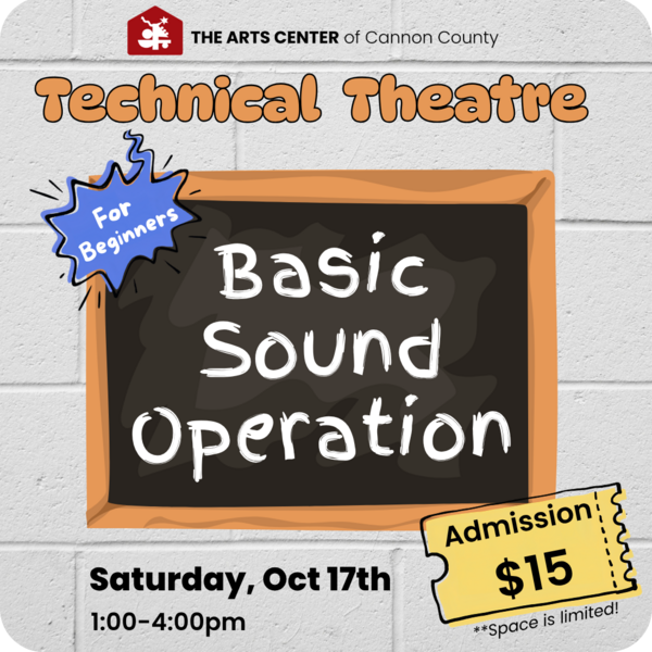 Basic Sound Operation - Technical Theatre for Beginners