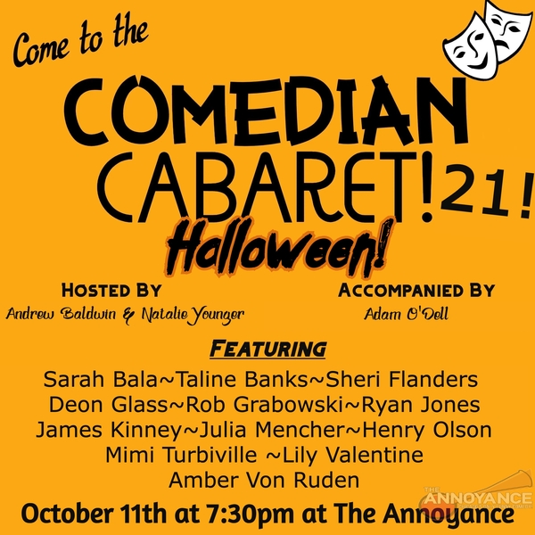 Comedian Cabaret 21: Halloween!