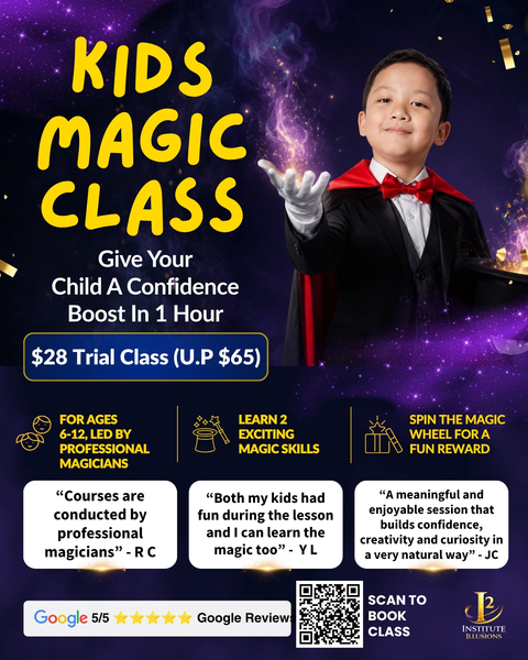 (Kids Magic Class – Ages 6–12) Learn Magic in 1 Hour