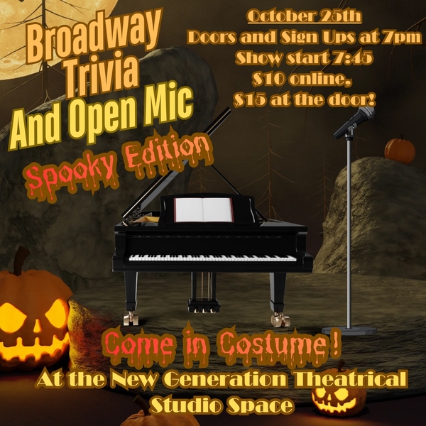 Broadway Trivia and Open Mic