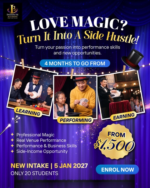 Side-Hustle Magician: Adults Structured Courses