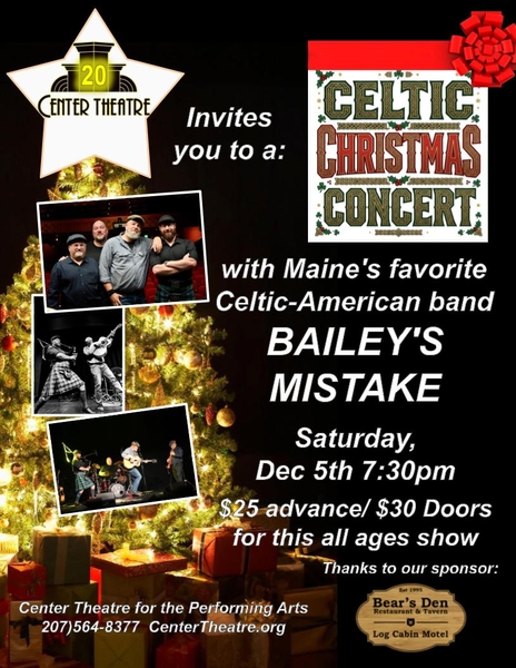 A Celtic Christmas Concert with Bailey's Mistake