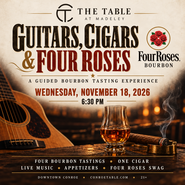 Guitars, Cigars & Four Roses - Tasting at The Table