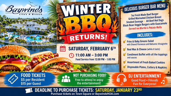 Baywinds Winter Pool Party / BBQ