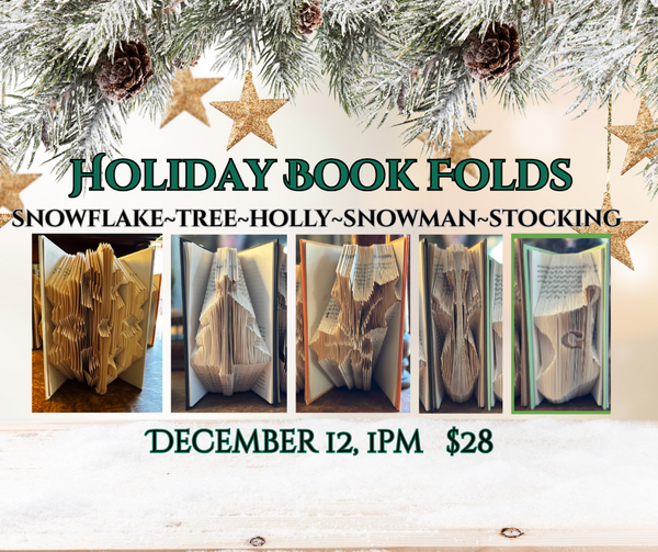 ✨🎁Holiday Book Fold- Choose Your Favorite!🎄