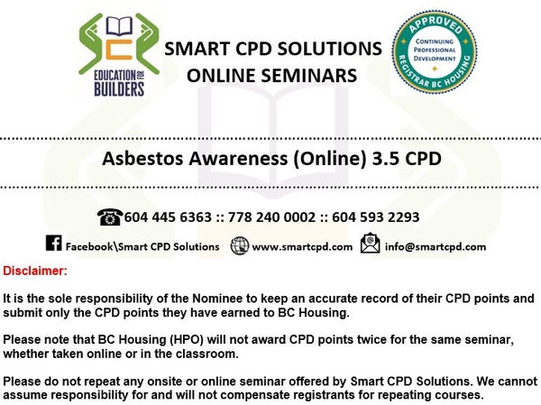 (Online) Asbestos Awareness