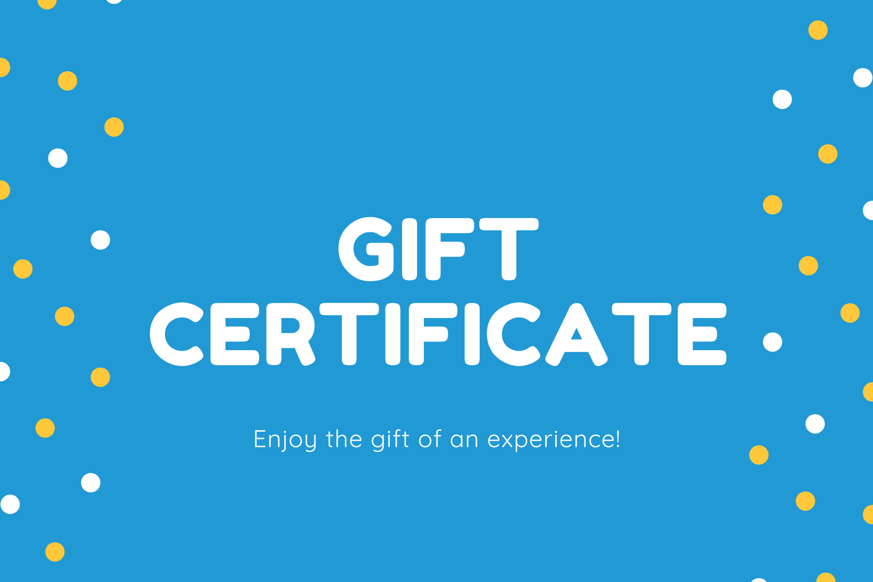 Gift certificate image