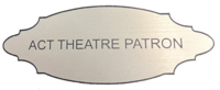 ROW B SEAT PLAQUE