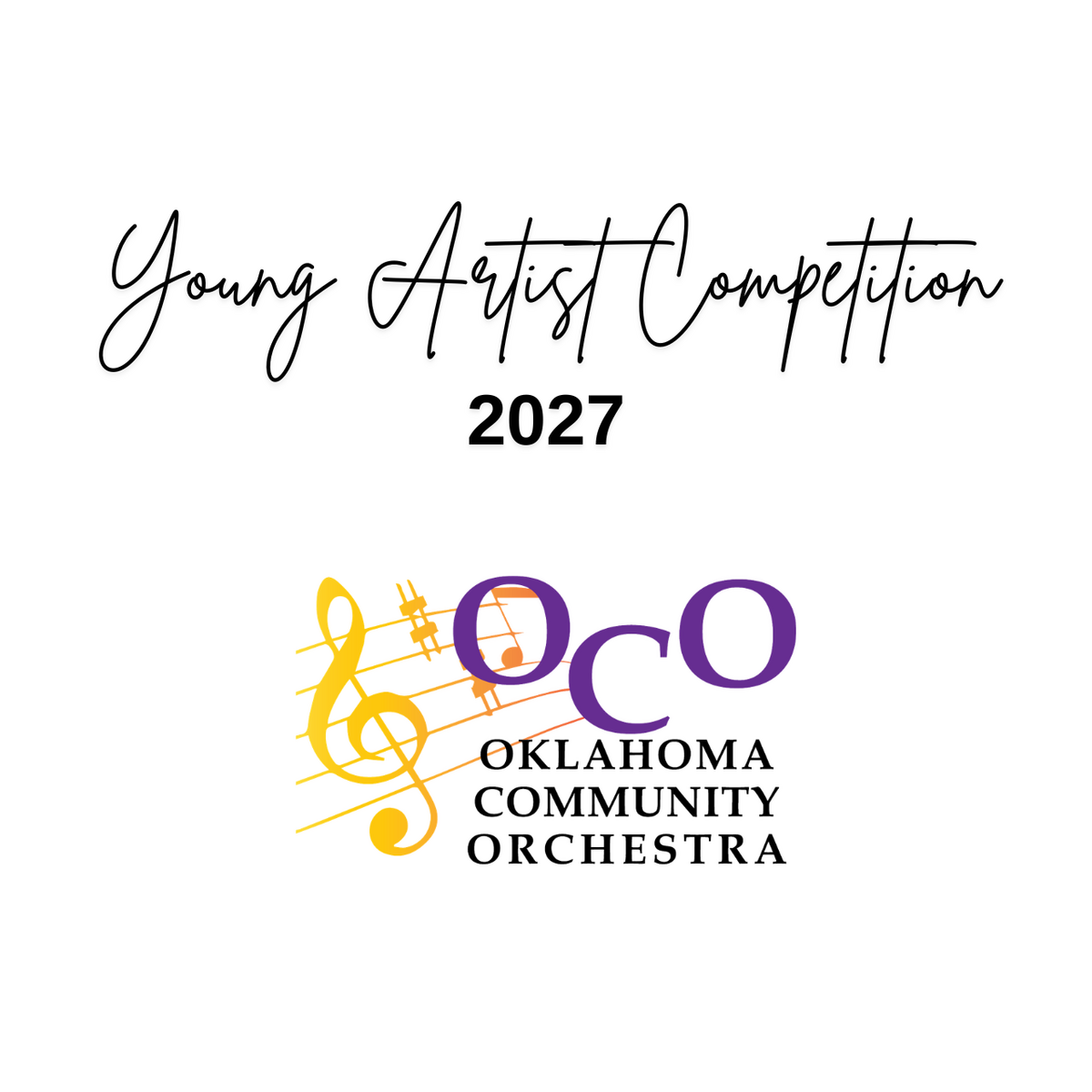 Young Artist Competition Fee 2027
